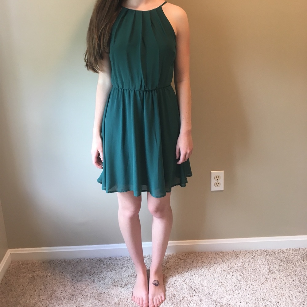 Green dress